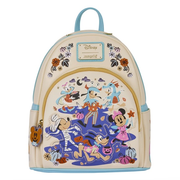 Loungefly Disney Mickey & Friends Halloween Costume Mini Backpack - Picture 1 of 4